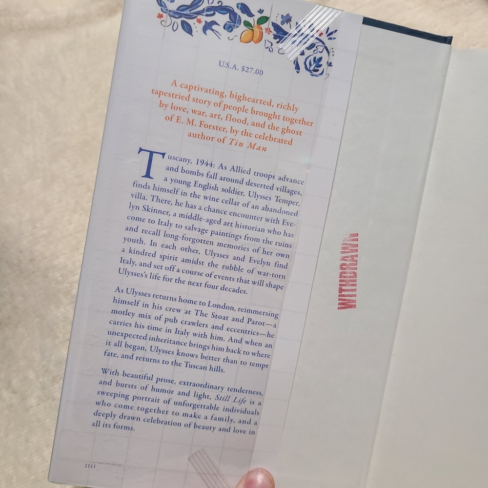 Book: Still Life, a novel by Sarah Winman - Picture 3 of 5